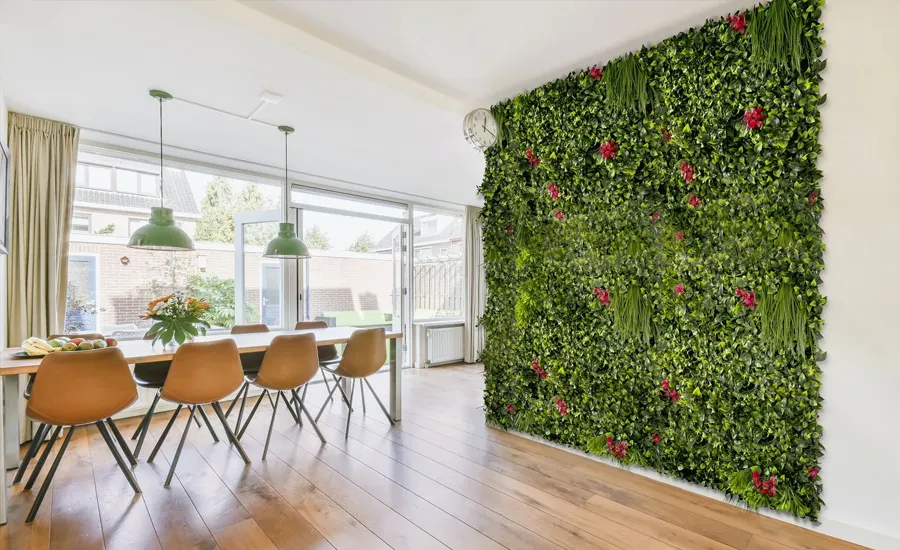 Pose et installation mur végétal à Rabat