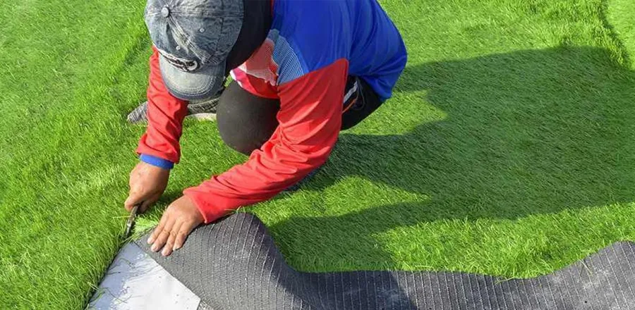 Pose gazon synthétique et artificiel à Rabat